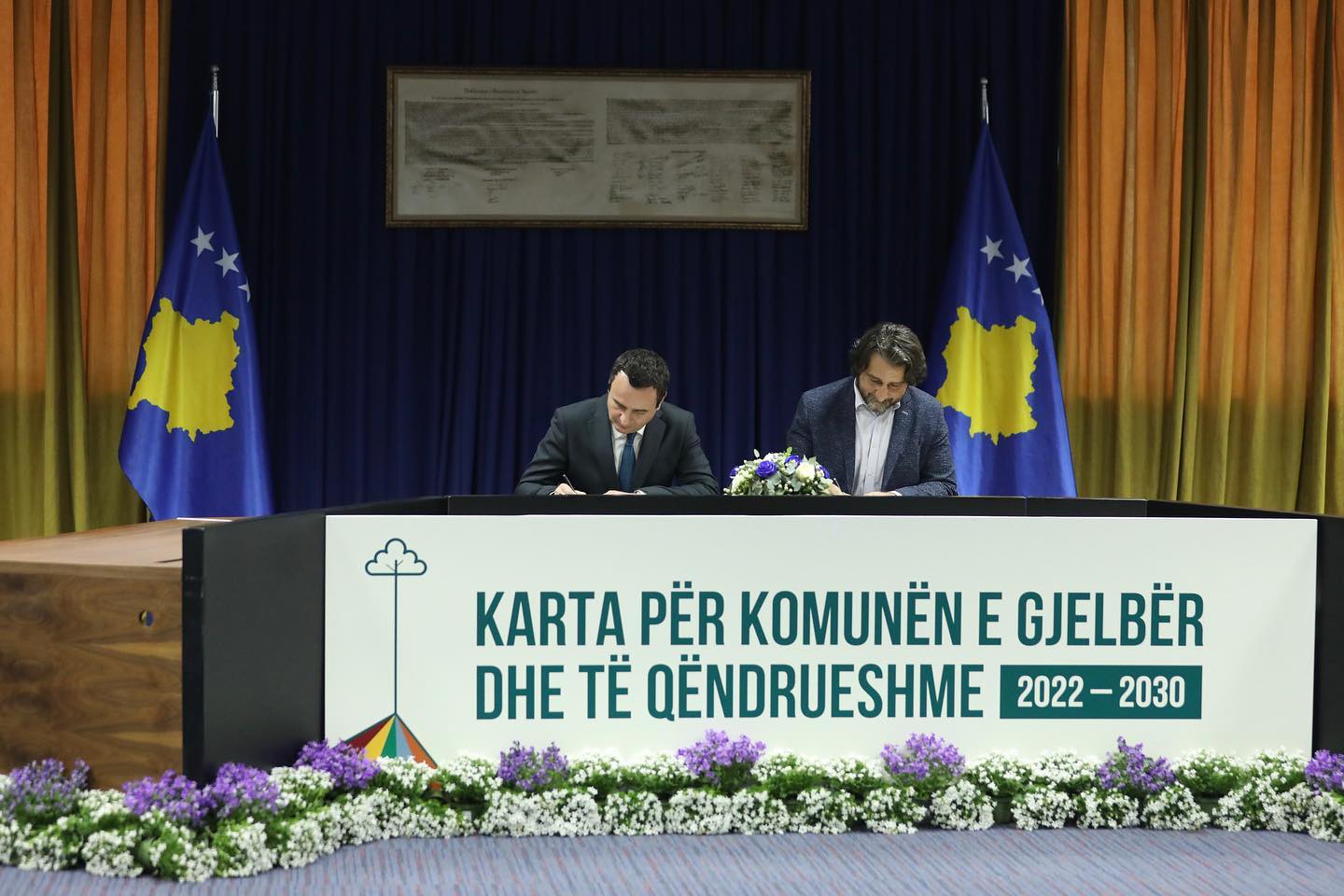 Gradonačelnik, Rama potpisao Povelju za Zelenu i Održivu Opštinu 2022-2030 god