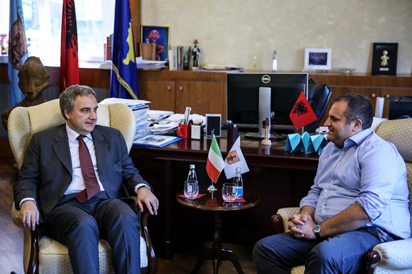 New Italian Ambassador Sardi visits the Municipality of Pristina