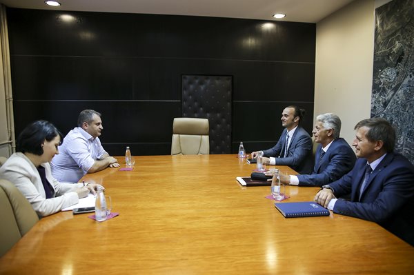 A delegation of the Municipality of Ulcin visits Pristina