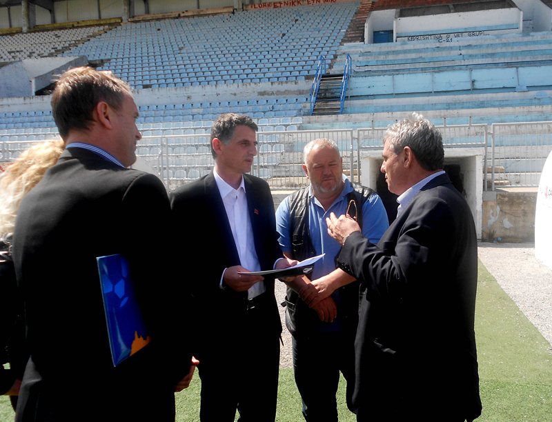 Direktor za Lokalnu Infrastrukturu završio radove na Stadijumu Prištine