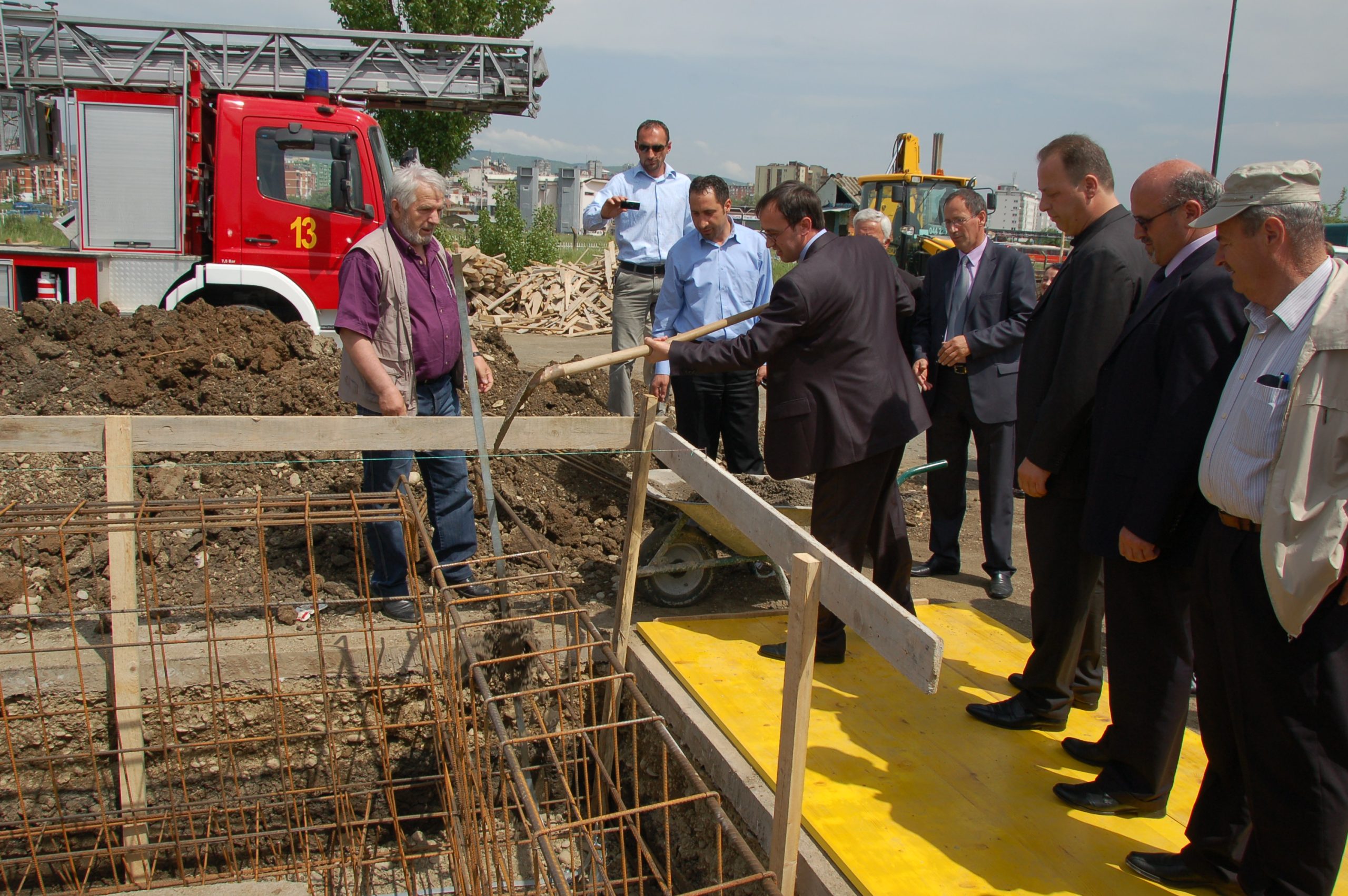 Filloi ndërtimi i objektit të Brigadës së zjarrfikësve